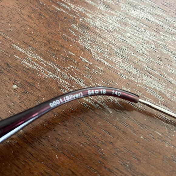 Coach HC5095 9001 silver and purple eyeglasses with hard case - Picture 13 of 16